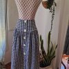 FALDA MIDI CON CANESÚ
